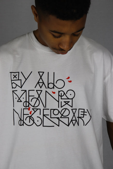 BY ALL MEANS NECESSARY T-SHIRT + MIXTAPE